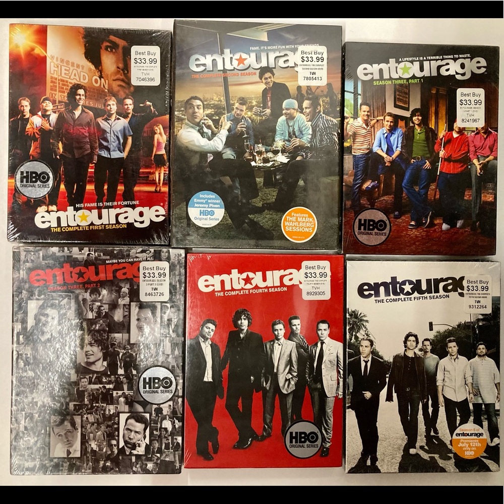 Entourage HBO Series DVD Set Seasons 1-5 SEALED NEW!